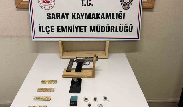 Tekirdağ'da uyuşturucu operasyonu: Evinden silah ve uyuşturucu çıkan şüpheli tutuklandı