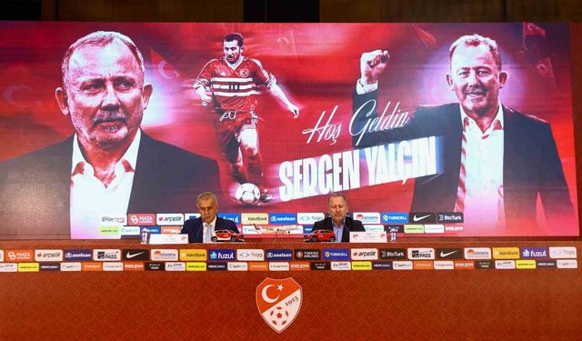 A Milli Futbol Takımı'nda Sergen Yalçın dönemi resmen başladı