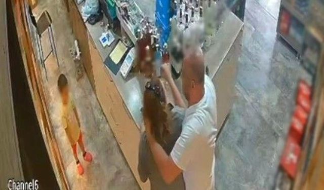 İzmir'de kan donduran görüntü: Çocuğunun gözü önünde eşini darp edip boğmaya çalıştı