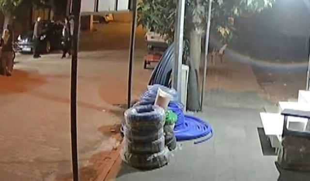 Kahramanmaraş'ta polis memurunun hayatını kaybettiği silahlı saldırı kamerada