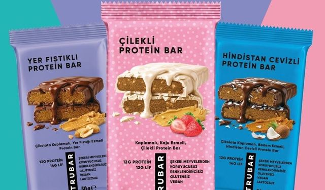 Protein bar markalarından TRUBAR, Türkiye'de satışa sunuldu