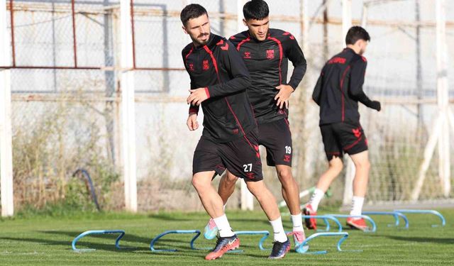 Sivasspor, Bandırmaspor maçı hazırlıklarını sürdürdü