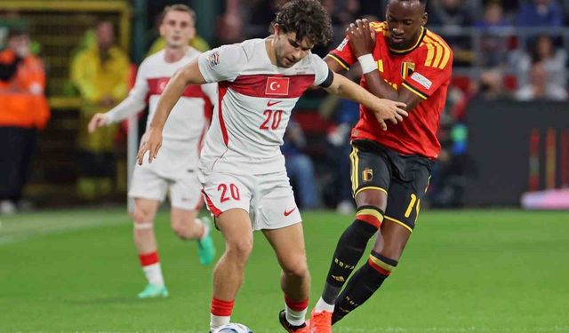 UEFA Uluslar Ligi: Belçika: 1 - Türkiye: 0 (İlk yarı)