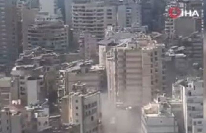 İsrail'den Lübnan'a çatışmaların başlamasından bu yana en büyük hava saldırısı