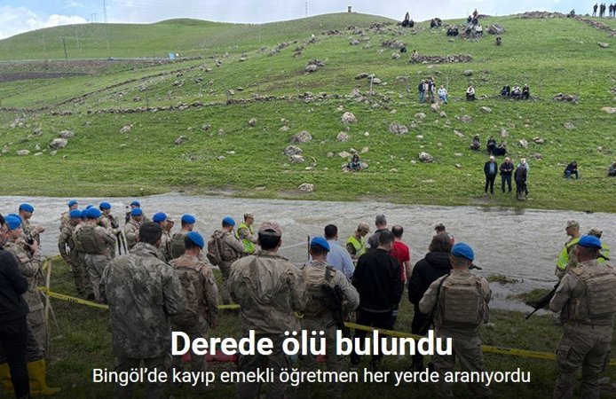 Dere Kenarında Acı Son: Kayıp Emekli Öğretmen Ölü Bulundu