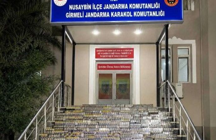 Mardin’de 2 milyon TL değerinde kaçak sigara ele geçirildi