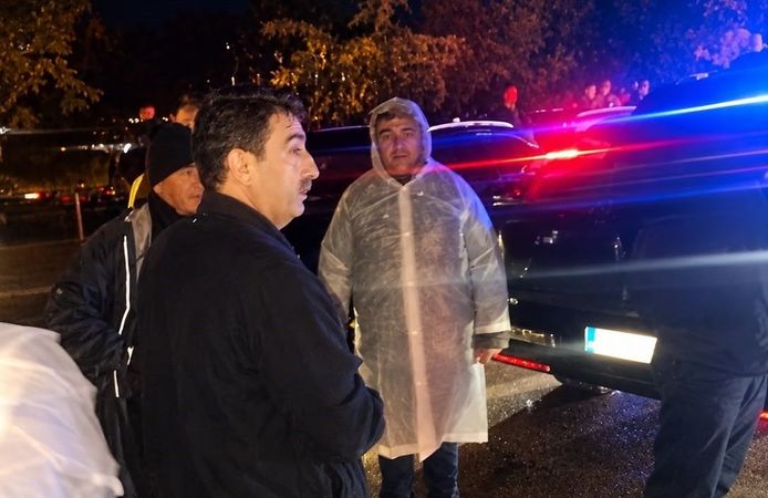 Elazığ Yurtbaşı'nda etkili olan yağışın ardından Başkan Doğan sahaya indi