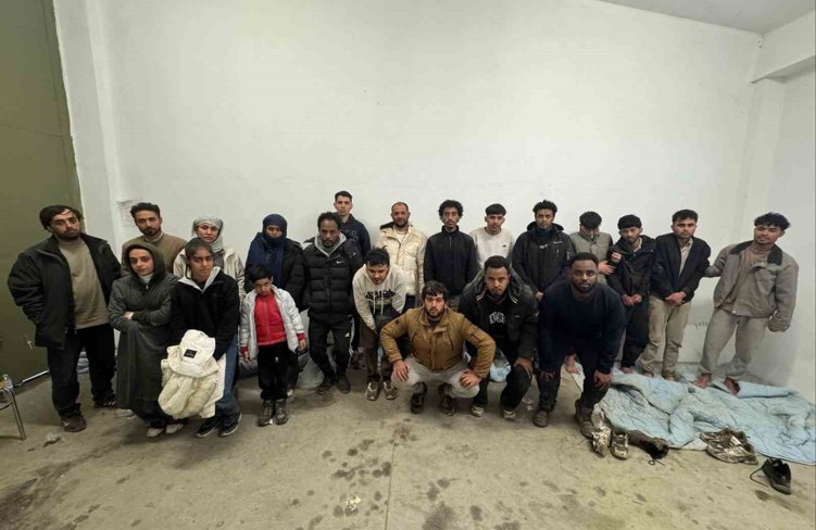 Edirne'de 21 düzensiz göçmen yakalandı