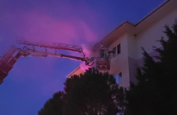 Edirne'de apartman dairesinde korkutan yangın