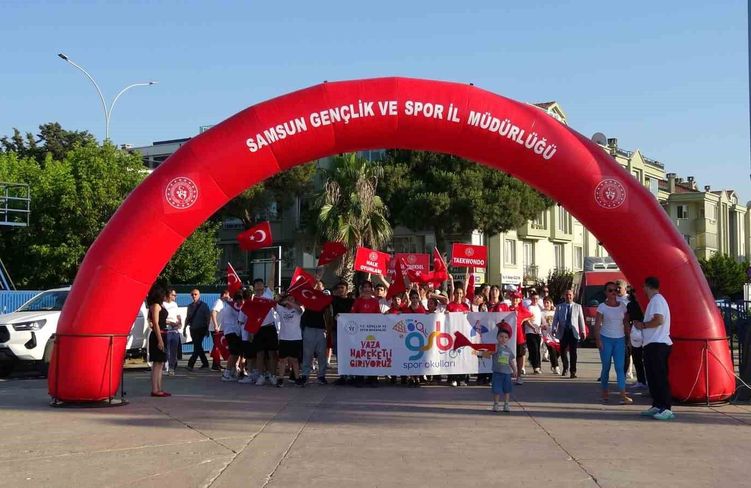Samsun'da Yaz Spor Okulları coşkuyla açıldı