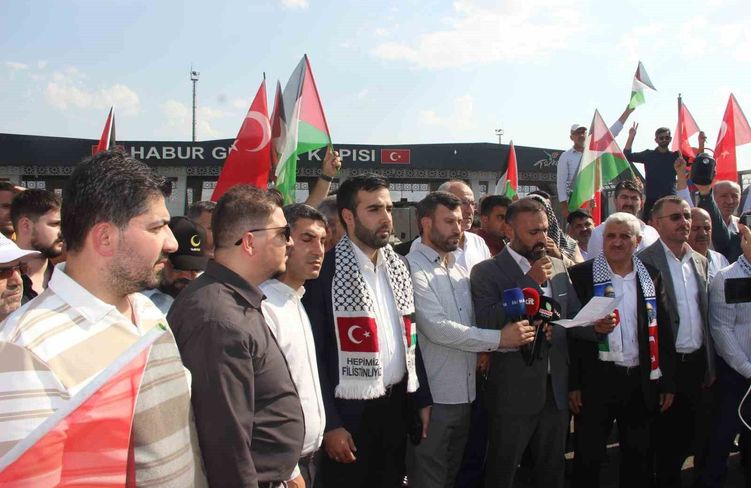Filistin Konvoyu'nun Irak sınırında bekletilmesine tepki