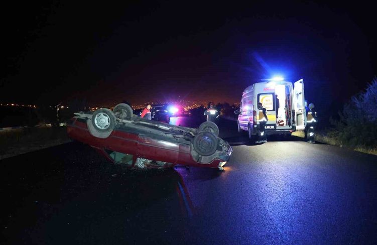 Nevşehir'de kontrolden çıkan otomobil takla attı: 1 ölü
