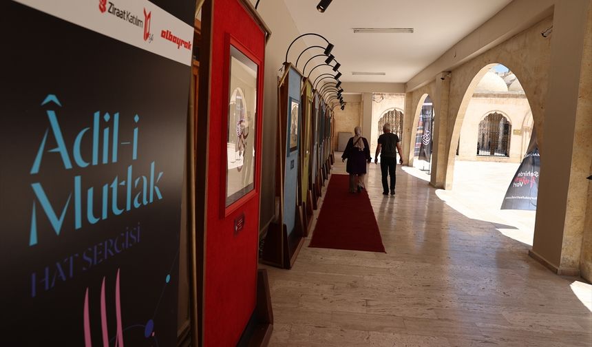 'Adil-i Mutlak' hat sergisi Şanlıurfa'da açıldı