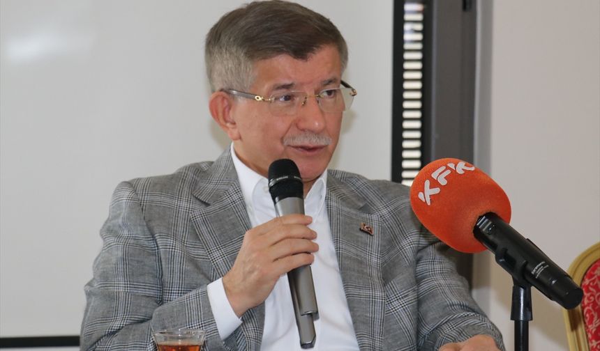 Gelecek Partisi Genel Başkanı Davutoğlu, Isparta'da konuştu: