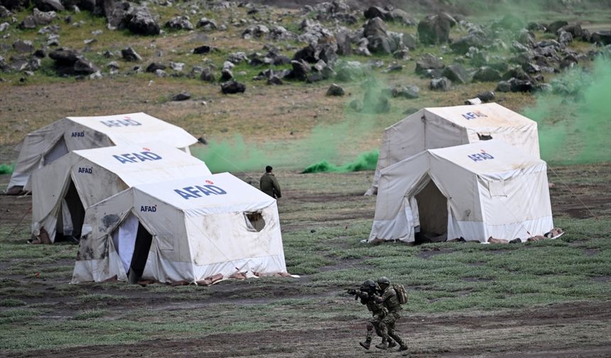 KAYSERİ - 'Erciyes-2025 Tatbikatı' seçkin gözlemci günü tamamlandı (3)
