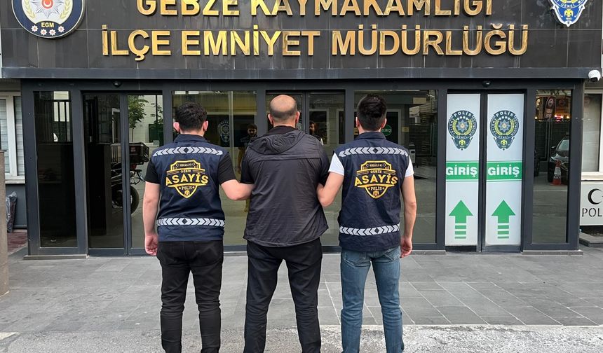 Kocaeli'de 15 yıl kesinleşmiş hapis cezası bulunan hükümlü yakalandı