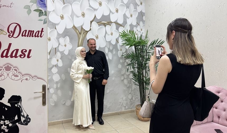 Kocaeli'de çiftler evlenmek için "25.05.2025" tarihini seçti