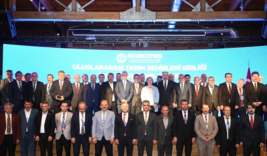 Konya'da Uluslararası Tarım Şehirleri Birliği Olağan Genel Kurulu yapıldı