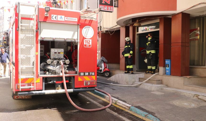 Tekirdağ'da pansiyonda çıkan yangın söndürüldü