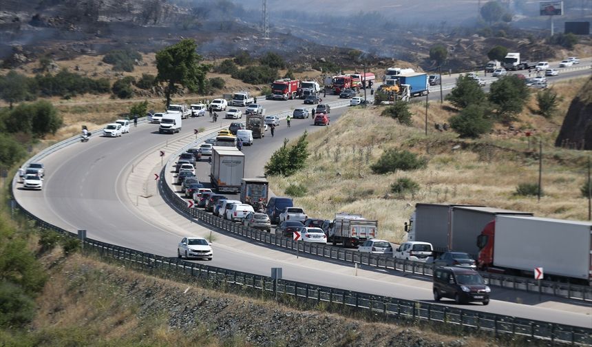 GÜNCELLEME 2 - Çanakkale'de tarım arazisinden ormanlık alana sıçrayan yangın kontrol altına alındı