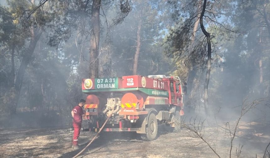 GÜNCELLEME - Antalya'da iki bölgede çıkan orman yangınına müdahale ediliyor