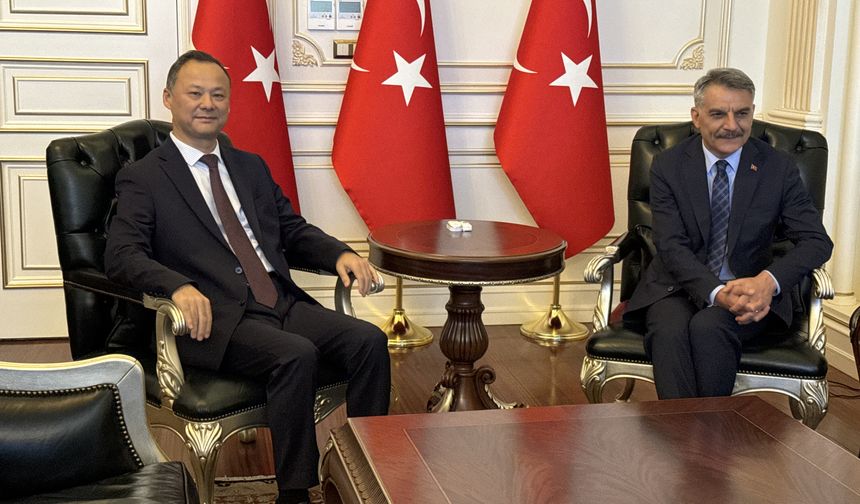 Kırgızistan'ın Ankara Büyükelçisi Kazakbaev'den Yozgat Valisi Özkan'a ziyaret