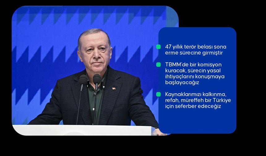 Erdoğan AK Parti'nin Kızılcahamam Kampında gündemi değerlendirdi. Türkiye'nin şafağı söküyor