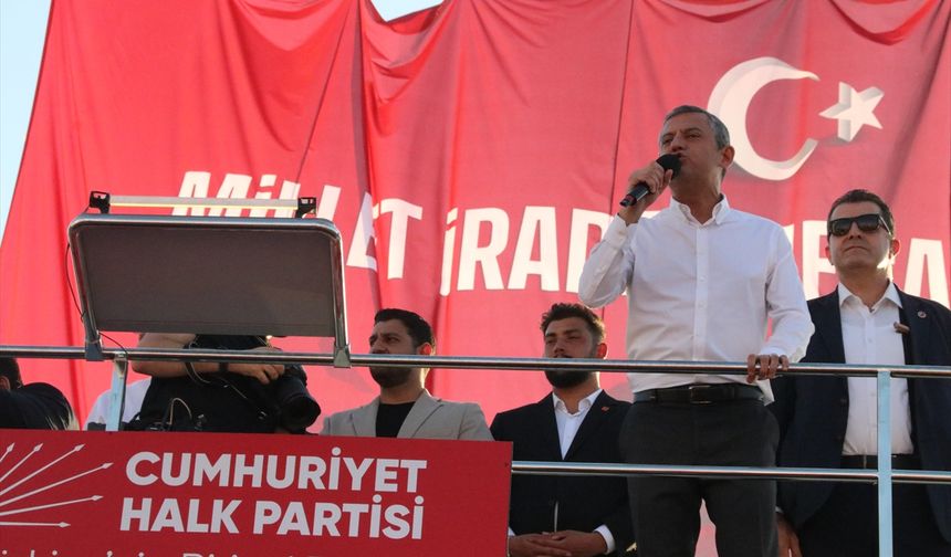 CHP Genel Başkanı Özel, Malatya'daki mitingde konuştu: