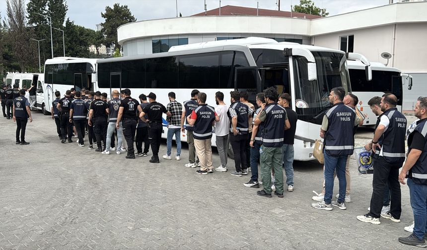 GÜNCELLEME - Samsun merkezli yasa dışı bahis operasyonunda yakalanan 19 zanlı tutuklandı