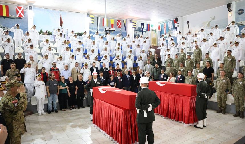 Hatay'da şehit erler Hayrullah Halit Karaman ve Semih Erdoğan için tören düzenlendi
