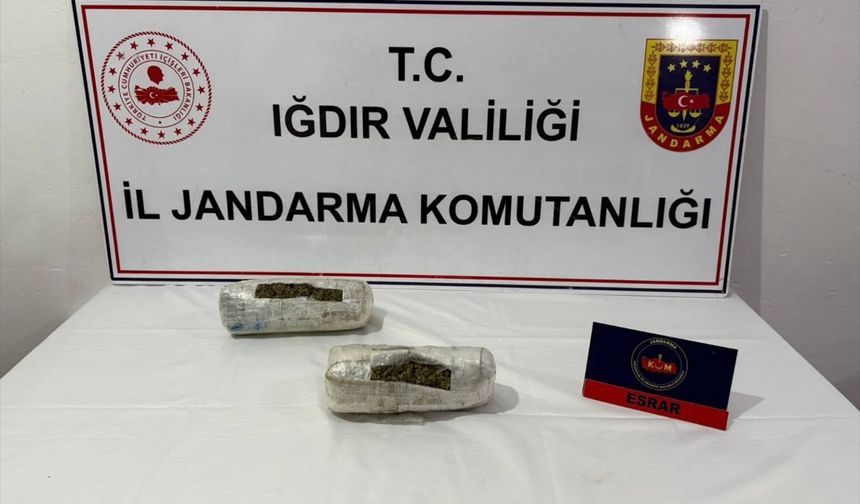 Iğdır'daki uyuşturucu operasyonunda 1 şüpheli gözaltına alındı