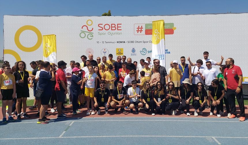 Konya'da SOBE Otizm Spor Oyunları sona erdi