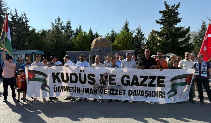 Mardin'de İsrail'in Gazze'ye saldırıları protesto edildi