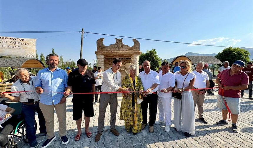 Sanatçı Safiye Soyman, vefat eden oğlu için Burdur'da çeşme yaptırdı