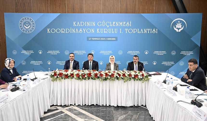 Sanayi ve Teknoloji Bakanı Kacır, 'Kadının Güçlenmesi Koordinasyon Kurulu 1. Toplantısı'nda konuştu: