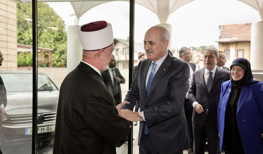 TBMM Başkanı Kurtulmuş, Bosna Hersek İslam Birliği Başkanı Kavazoviç ile görüştü
