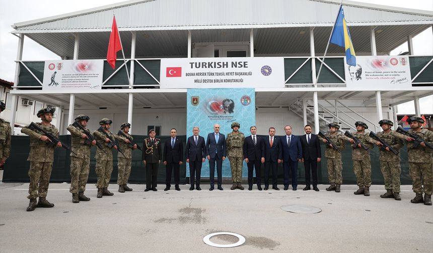 TBMM Başkanı Kurtulmuş, Bosna Hersek'te EUFOR Türk Temsil Heyeti Başkanlığını ziyaret etti