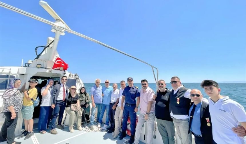 Tekirdağ'da gaziler ve şehit aileleri için tekne turu düzenlendi