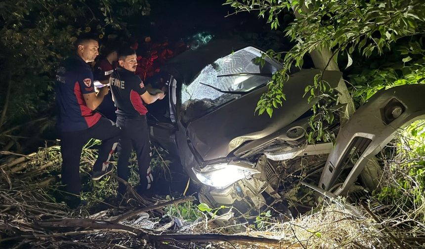 Tokat'ta tarlaya devrilen otomobildeki 6 kişi yaralandı