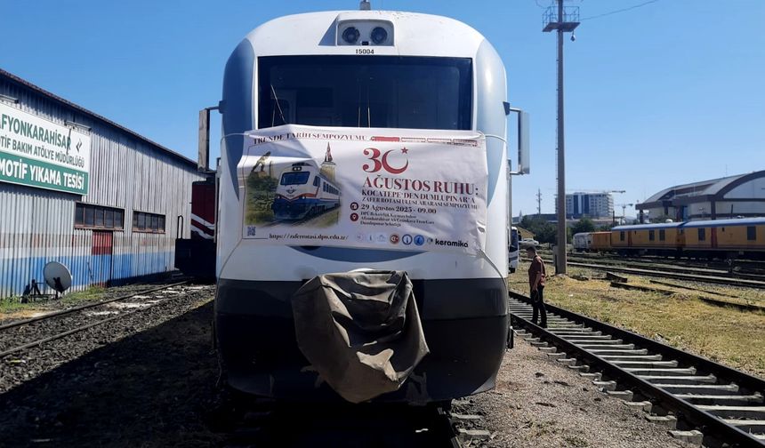 Afyonkarahisar'dan Dumlupınar'a tren yolculuğunda 'Büyük Zafer' anlatılacak