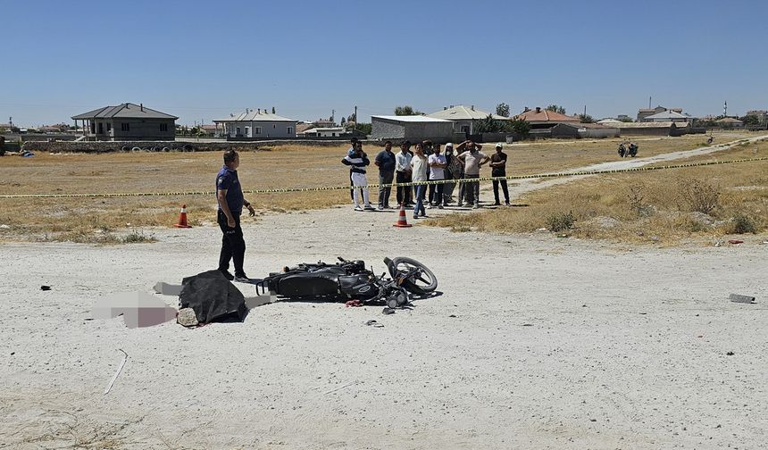 Aksaray'da tırla çarpışan motosikletin sürücüsü öldü