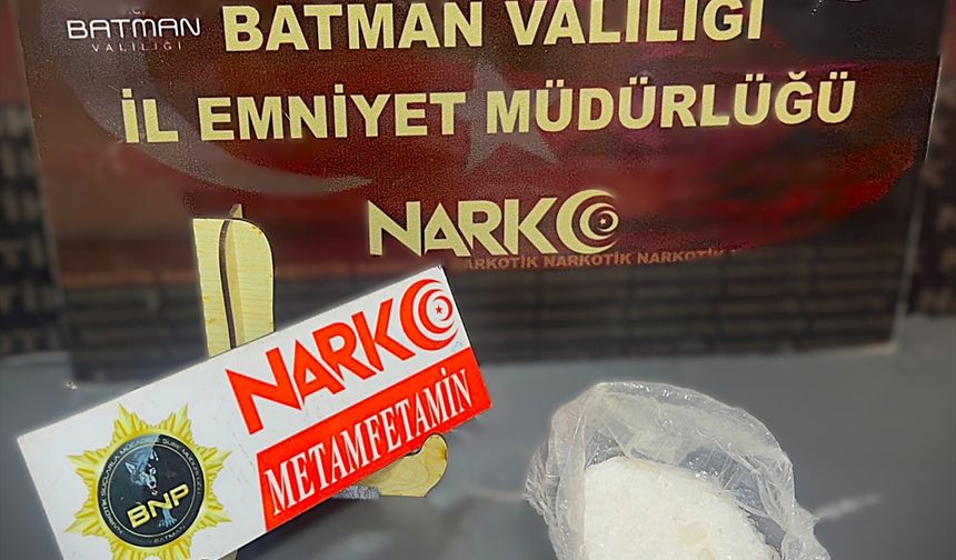 Batman'da uyuşturucu operasyonunda yakalanan zanlı tutuklandı