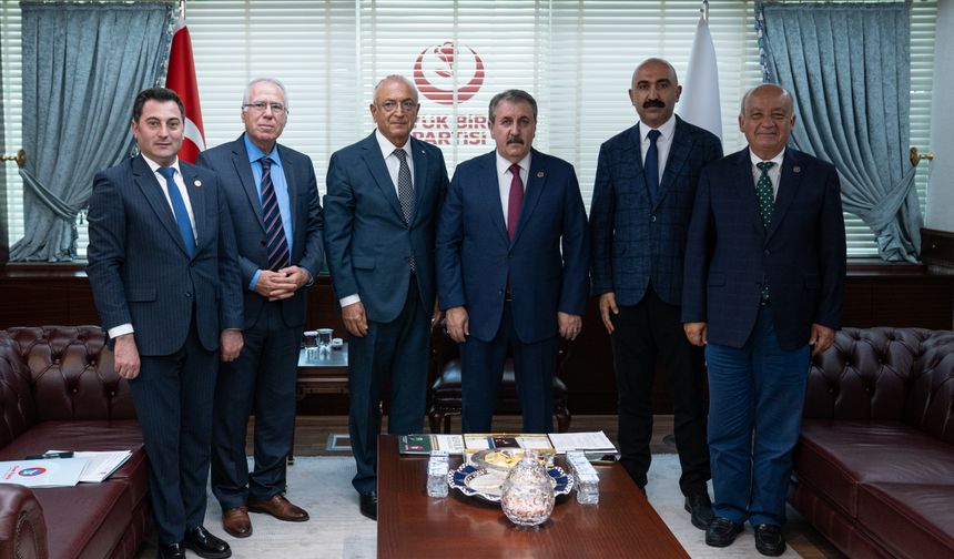 BBP Genel Başkanı Destici, Cem Vakfı temsilcilerini kabul etti: