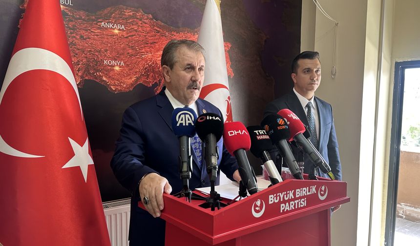 BBP Genel Başkanı Destici Konya'da konuştu: