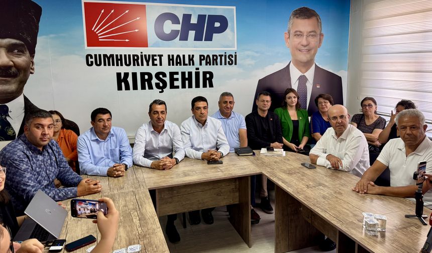 CHP Genel Başkan Yardımcısı Adem, Kırşehir'de basın toplantısı düzenledi