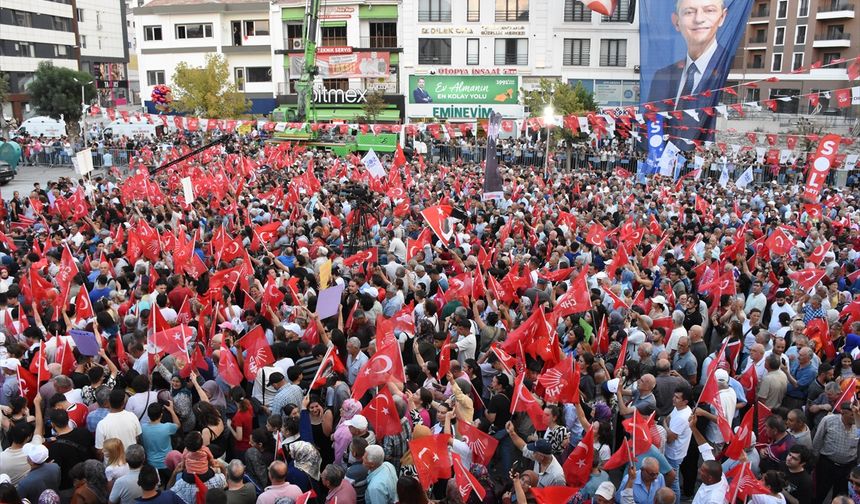CHP Genel Başkanı Özel, Aksaray'daki mitingde konuştu: