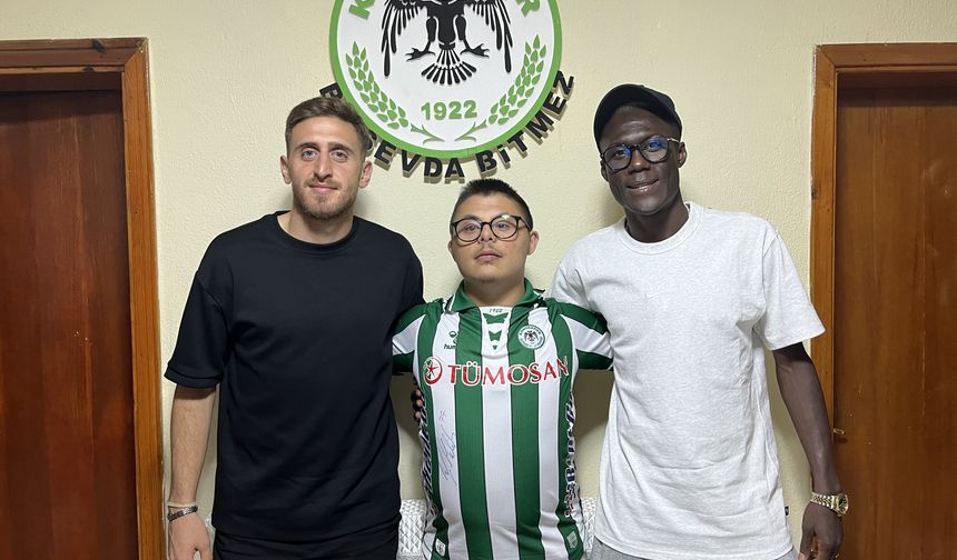 Down sendromlu Ebubekir'e, Konyaspor'dan sürpriz