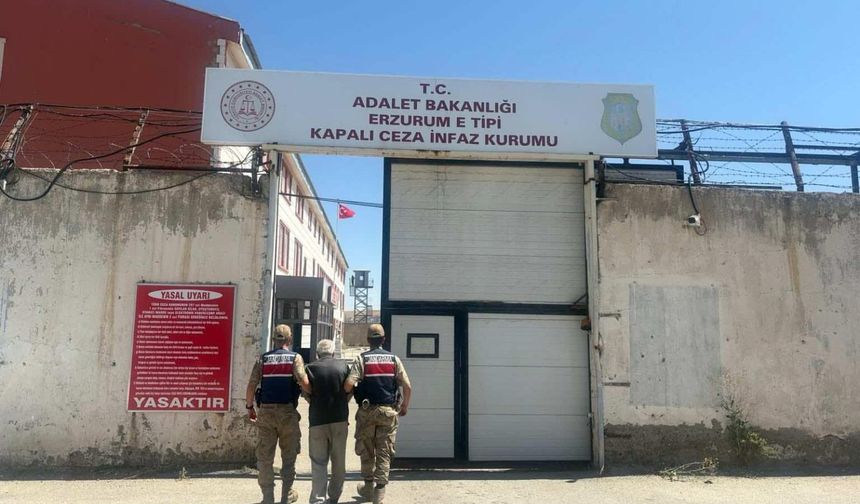Erzurum'da firari hükümlü yakalandı