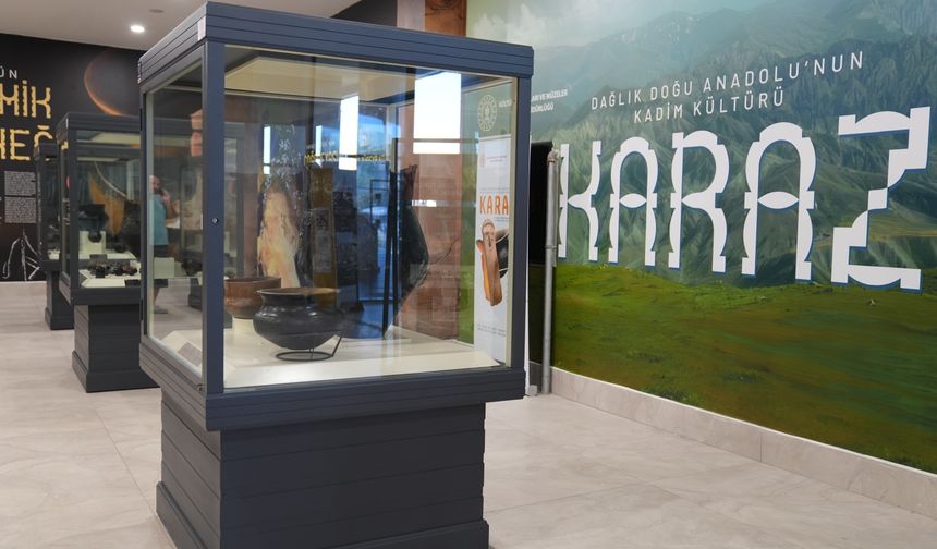 Erzurum'da, Karaz Kültürü'ne ait eserler sergileniyor
