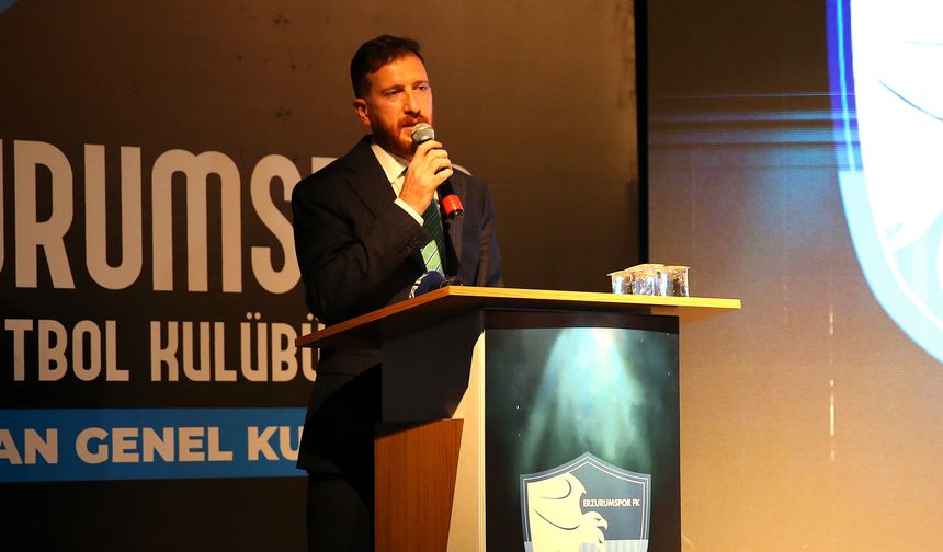Erzurumspor FK başkanlığına Ahmet Dal yeniden seçildi